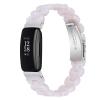TryBest Replacement Strap Compatible with Fitbit Inspire 2 for Women,Fashion Resin Strap Stainless Steel Buckle Wristband Adjustable Wrist for 5.5-8.1 inch with Link Remover Tool view 1