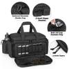 DSLEAF Tactical Pistol Range Bag for 5 Handguns, Shooting Gun Duffle Bag with 9X Magazine Slots for Hunting and Range Outdoor Activities view 2