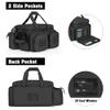 DSLEAF Tactical Pistol Range Bag for 5 Handguns, Shooting Gun Duffle Bag with 9X Magazine Slots for Hunting and Range Outdoor Activities view 4
