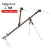 JINLI-CASE Renene Multifunction Fishing Rod Holders Aluminum Alloy Rod Stand (Color : Luminous 2.7M) view 2