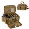 DSLEAF Tactical Pistol Range Bag for 5 Handguns, Shooting Gun Duffle Bag with 9X Magazine Slots for Hunting and Range Outdoor Activities view 1