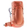 Deuter Aircontact Ultra 45+5L SL Womens Fit Hiking Backpack - Sienna-Paprika view 1