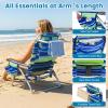 GYMAX Beach Chairs, Backpack Camping Chair view 4