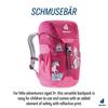 Deuter Schmusebar Kid's Drawstring Backpack I Daypack, Rucksack for School and Day Hiking I Ages 3+ Up - Ruby-Hotpink view 2