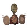 Antique Nautical Vintage Directional Magnetic Compass with Famous Scripture Quote Engraved Baptism Gifts with Leather Case for Loved Ones, Son, Father, Fianc. (God is with You Wherever You Go) view 2