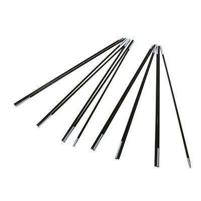 Yunir Camping Tent Pole Kit, 2 Sets 7 Sections Outdoor Camping Fiber Glass Pole DoubleTent Pole Support Frame Kit