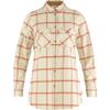 Fjallraven F84134113-321S Ovik Twill Shirt LS W Chalk White-Cabin Red S view 1