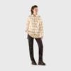 Fjallraven F84134113-321S Ovik Twill Shirt LS W Chalk White-Cabin Red S view 2