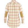 Fjallraven F84134113-321S Ovik Twill Shirt LS W Chalk White-Cabin Red S view 4
