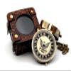 5MoonSun5's US Navy Engraved Brass Military Compass Nautical Marine Gift A Perfect and Unique Gift for Army Person Survival Navigation Compass for Hiking Camping Hunting with Leather Display Case view 1
