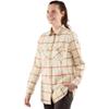 Fjallraven F84134113-321XXS Ovik Twill Shirt LS W Chalk White-Cabin Red XXS view 1
