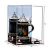 Better Display Cases Acrylic Versatile Display Case Display Case - Medium Square Box with Mirror Case, Pink Risers and Black Base 8" x 8" x 12" (V42/A060) view 2