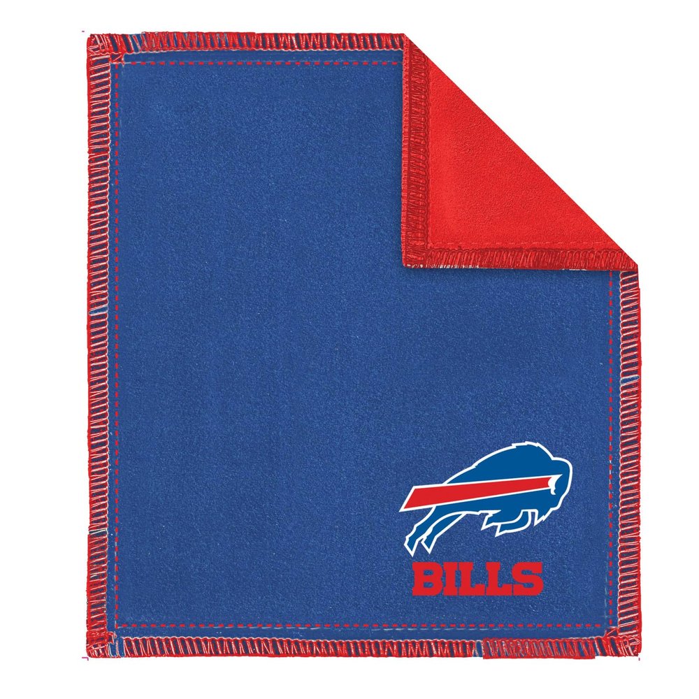 KR Strikeforce Officially Licensed NFL Buffalo Bills Logo Bowling Ball Shammy Cleaning Pad