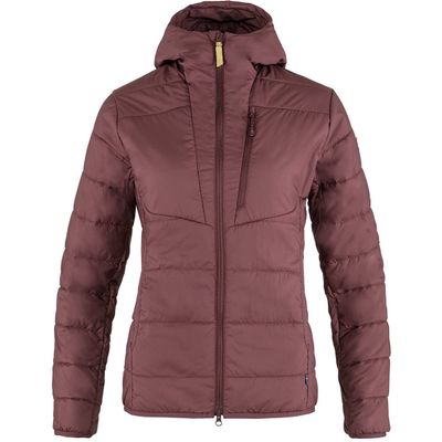 Fjllrven Keb Padded Hoodie Women's Synthetic Insulated Jacket - Port, M