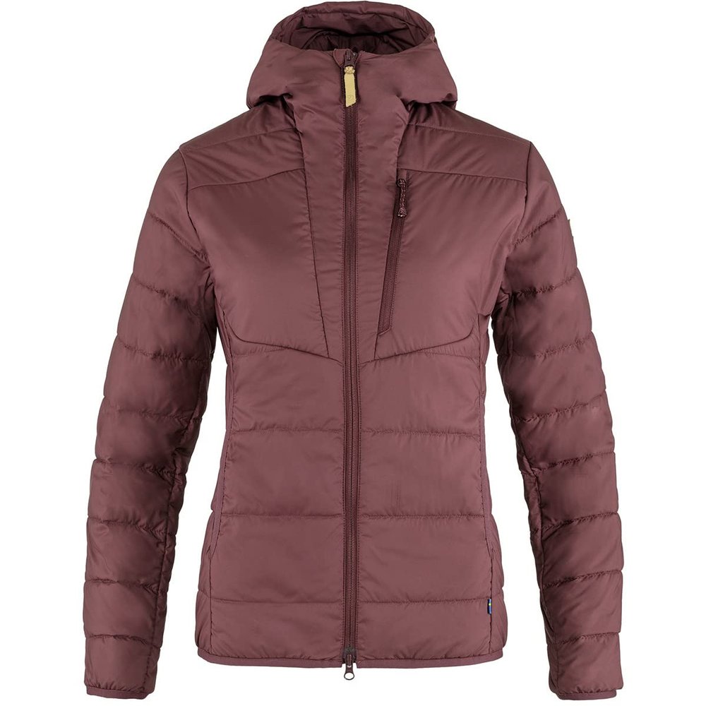 Fjllrven Keb Padded Hoodie Women's Synthetic Insulated Jacket - Port, M