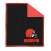 KR Strikeforce Officially Licensed NFL Cleveland Browns Logo Bowling Ball Shammy Cleaning Pad view 1