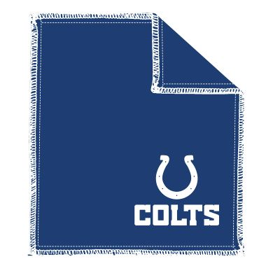 KR Strikeforce Officially Licensed NFL Indianapolis Colts Logo Bowling Ball Shammy Cleaning Pad