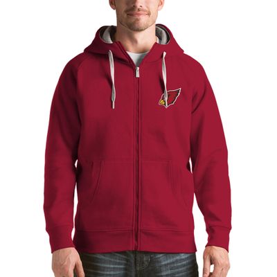 Antigua Men's Cardinal Arizona Cardinals Victory Full-Zip Hoodie