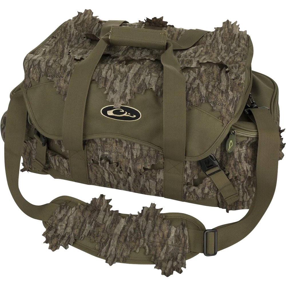 Drake Waterfowl Ghillie Blind Bag 2.0 - Mossy Oak Bottomland Mossy Oak Bottomland Large