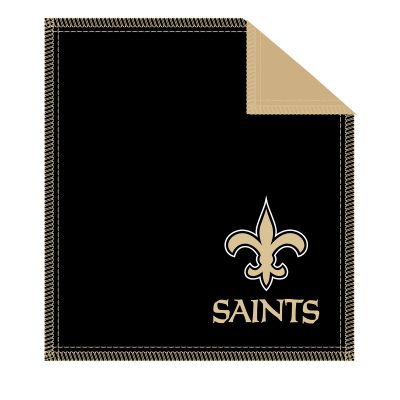 KR Strikeforce Officially Licensed NFL New Orleans Saints Logo Bowling Ball Shammy Cleaning Pad