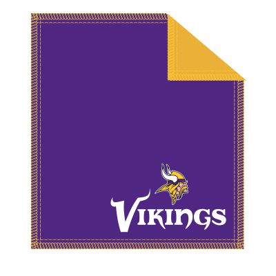 KR Strikeforce Officially Licensed NFL Minnesota Vikings Logo Bowling Ball Shammy Cleaning Pad