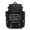 Boombah Superpack Bat Bag - Backpack Version (no wheels) - Holds 4 Bats - USA Honor Black Ops Black/Charcoal view 1