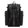Boombah Superpack Bat Bag - Backpack Version (no wheels) - Holds 4 Bats - USA Honor Black Ops Black/Charcoal view 2