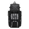 Boombah Superpack Bat Bag - Backpack Version (no wheels) - Holds 4 Bats - USA Pledge Black Ops Black/Charcoal/Steel view 1
