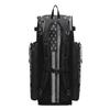 Boombah Superpack Bat Bag - Backpack Version (no wheels) - Holds 4 Bats - USA Pledge Black Ops Black/Charcoal/Steel view 3