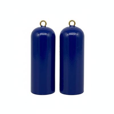 Deep Drop Weights - Offshore Fishing - Swordfish & Cod Weights (Blue Vinyl, 3lbs 2pcs)