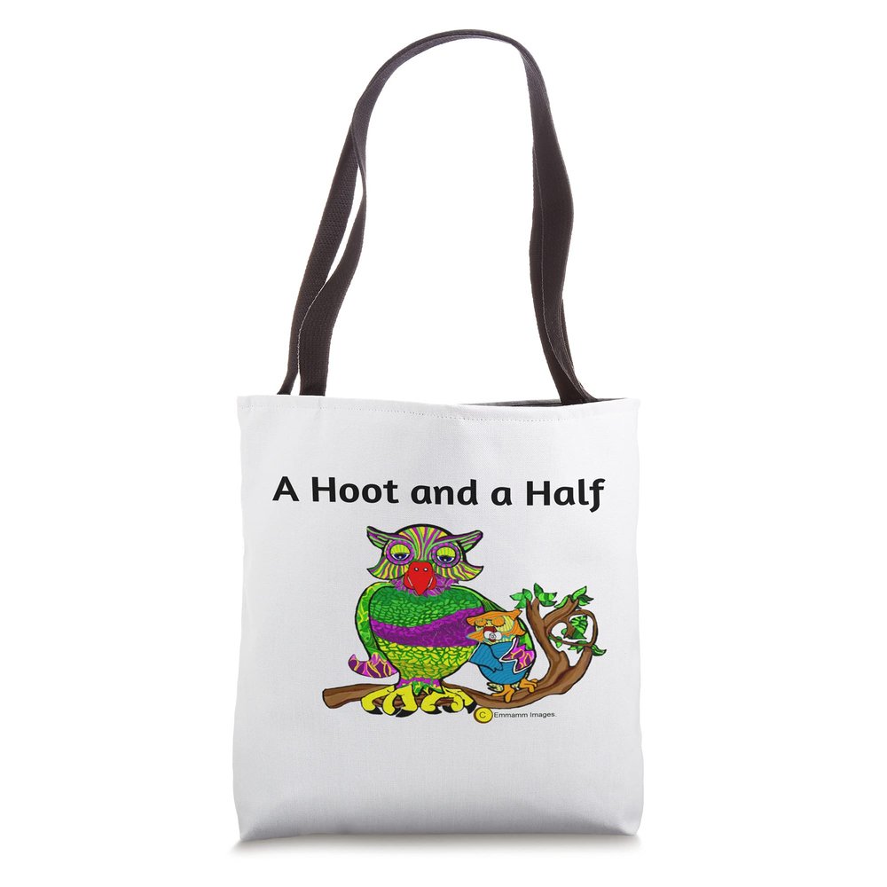 Parent Owl & Tot a Hoot and a Half on Behalf of Dad and Mom Tote Bag