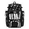 Boombah Superpack Bat Bag - Backpack Version (no wheels) - Holds 4 Bats - USA Stars & Stripes Black Ops Black/White view 1