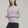 Danskin Women's Long Sleeve Wash Pullover Sweatshirt, Dusted Lilac, X-Large view 4