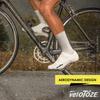 veloToze Tall Silicone Shoe Cover with Snaps - Covers Road Cycling Shoes - Waterproof, Windproof Reusable Boot-Style Overshoes for Bike Rides in Winter, Rain, Cold Weather Biking - for Men and Women view 4