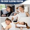 alkamto Travel & Camping Comfortable Memory Foam Pillow  Easy to Carry Portable Bag  Temperature Regulating Pillow Case (White + Extra Cover) view 2