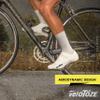 veloToze Tall Silicone Shoe Cover with Snaps - Covers Road Cycling Shoes - Waterproof, Windproof Reusable Boot-Style Overshoes for Bike Rides in Winter, Rain, Cold Weather Biking - for Men and Women view 4