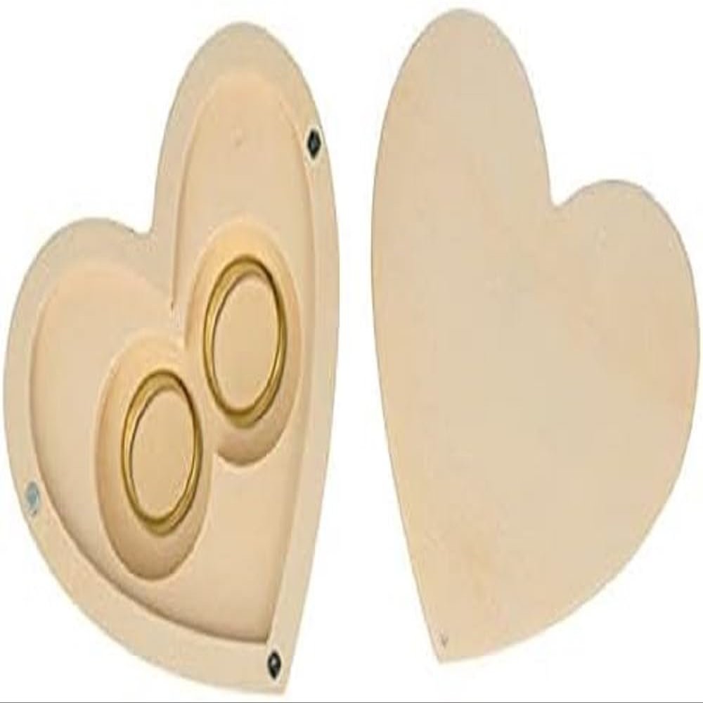 Artemio Heart Wedding Ring Box 10 x 9 x 2 cm
