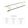 Agility Ladder Agility Ladder, Fixed Agility Speed Training Ladder,Cones Football Training Equipment, for Rugby, Boxing, Lacrosse Tennis(Size:5.1M) view 2