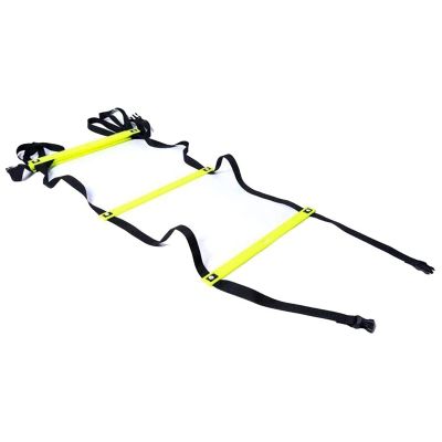 Agility Ladder Fixed Agility Ladder, Speed and Agility Training Set, Fitness Jumping Ladder Footwork Sport Equipment,for Boxing, Football, Lacrosse, Ice Hockey(Size:6M)