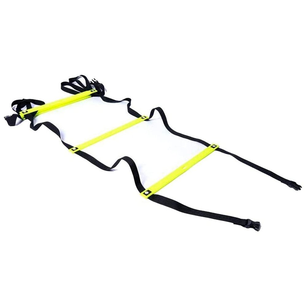Agility Ladder Fixed Agility Ladder, Speed and Agility Training Set, Fitness Jumping Ladder Footwork Sport Equipment,for Boxing, Football, Lacrosse, Ice Hockey(Size:6M)