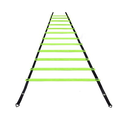 Agility Ladder 6M Agility Ladder, Flexibility Speed Ladder, Speed Agility Training Set,10 Agility Cones/ 4 Steel Stakes - Included Carry Bag