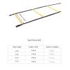 Agility Ladder Multifunction Speed Agility Training, Training Ladder Set, Indoor Outdoor Fixed Rungs Agility Ladder, for Football Basketball Sports Training (Size:2.5M) view 2