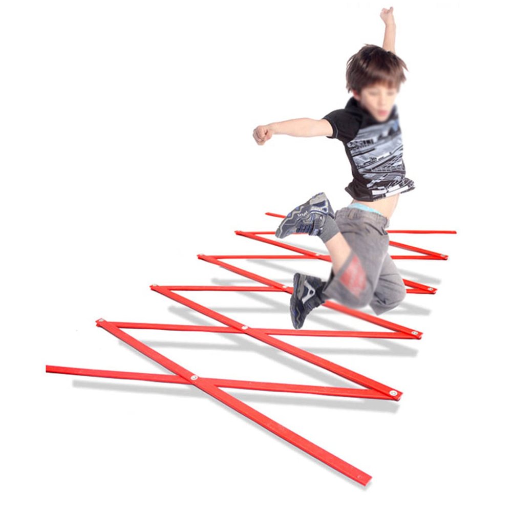 Agility Ladder 4.4M Telescopic Agility Ladder, Football/Basketball Speed Flexibility Ladder Training Ladder, for Kids/Adults Outdoor Speed Training