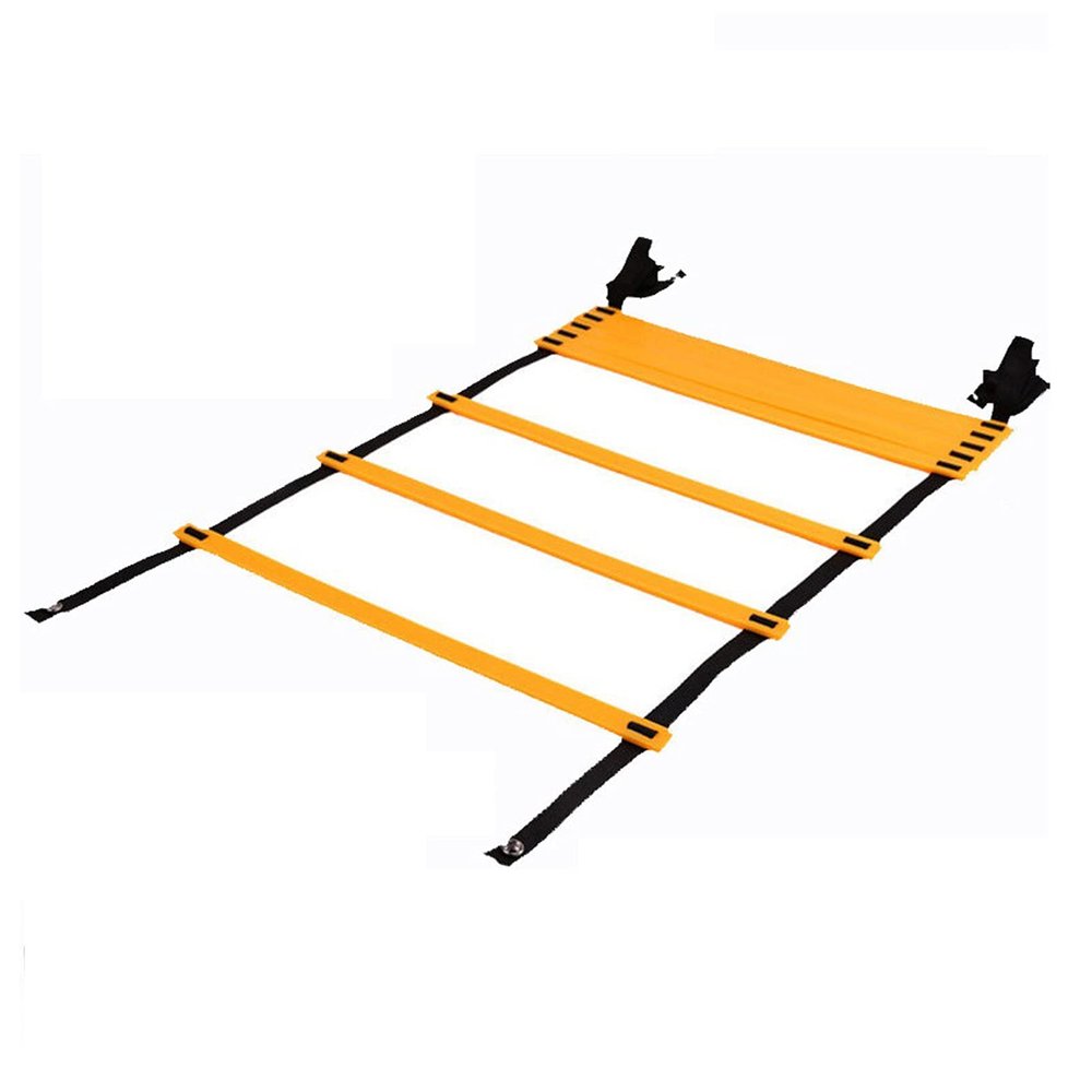 Agility Ladder Agility Ladder, Adjustable Speed Training Ladder, Football Flexibility Training Jumping Ladde, Exercise Trainer Kit, with Bag(Size:3M)