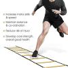 Agility Ladder Multifunction Speed Agility Training, Training Ladder Set, Indoor Outdoor Fixed Rungs Agility Ladder, for Football Basketball Sports Training (Size:4.2M) view 3
