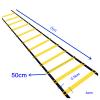 Agility Ladder 6M Speed Agility Training Ladder, Indoor Outdoor Adjustable Rungs Agility Ladder, Footwork Equipment for Soccer Football Drills (12 Knots) view 2