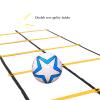 Agility Ladder Adjustable Double Row Agility Ladder,Speed Training Equipment,Football Flexibility Training Jumping,for Outdoor Athletic Footwork, Sports Drills(Size:10M) view 2