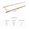 Agility Ladder Fixed Agility Ladder, Portable Speed Ladder Training Ladder, Cones Football Training Equipment, for Kids Adults Training, with Carry Case(Size:4.2M) view 2