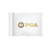 COGOLFING Golf Flag Mini, Double-Sided PGA National Flag with Regular Tube, Double-Sewn Durable 420D Nylon Golf Pin Flags for Backyard Landscape, 8"L x 6"H, White, 1-pack view 1