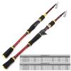 Carbon Fiber Ultra-Short Rotating Casting Fishing Rod, M-Power Fast Retractable Bait Casting Rod, Bait Weight 7-28g, Surf Fishing Trout Rod Bass Fishing Rod 1.8m-2.7m ZYHYD view 4
